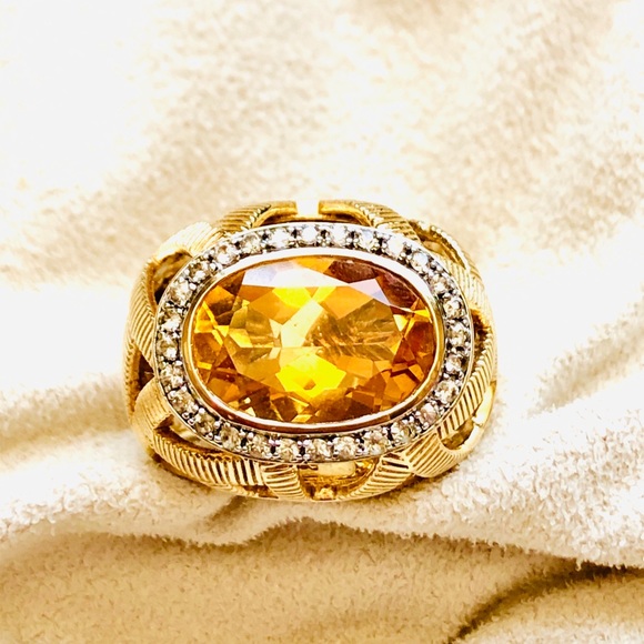 Michelle Albala Mideira Citrine Ring - Picture 3 of 7